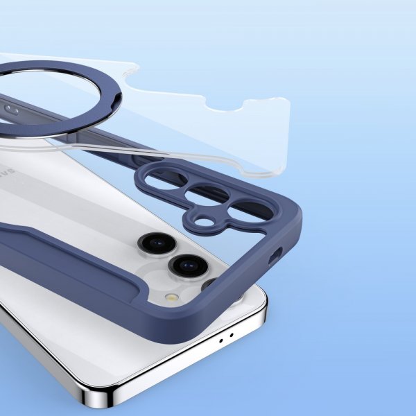 Dux Ducis Samsung Galaxy S24 -kuori Skin X Pro Series Kickstand MagSafe sininen