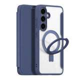 Dux Ducis Samsung Galaxy S24 -kuori Skin X Pro Series Kickstand MagSafe sininen