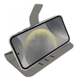 Celly Samsung Galaxy S24 -suojakotelo Wally Wallet Case, musta