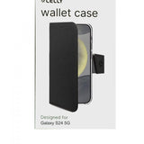 Celly Samsung Galaxy S24 -suojakotelo Wally Wallet Case, musta