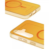Ideal of Sweden Samsung Galaxy S24/Galaxy S25 Kuori Clear Case MagSafe Orange Spritz