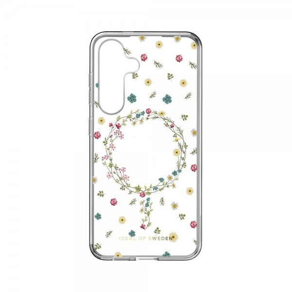 Ideal of Sweden Samsung Galaxy S24/Galaxy S25 -suojakuori Clear Case MagSafe Petite Floral