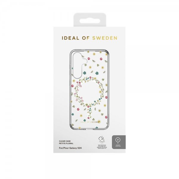 Ideal of Sweden Samsung Galaxy S24/Galaxy S25 -suojakuori Clear Case MagSafe Petite Floral