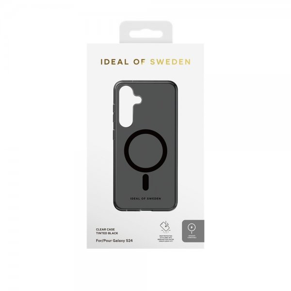Ideal of Sweden Samsung Galaxy S24/Galaxy S25 Skal Clear Case MagSafe Tinted Black