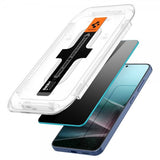 Spigen Samsung Galaxy S24/Galaxy S25 Näytönsuoja GLAS.tR EZ Fit Privacy 2-pack