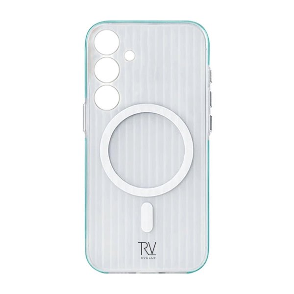 Rvelon Samsung Galaxy S24 Kuori Poimutettu MagSafe Sininen