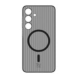 Rvelon Samsung Galaxy S24 Kuori Korrugoitu MagSafe Musta
