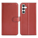 Samsung Galaxy S24 Suojakuori Jalustalla Ruskea