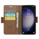 CaseMe Samsung Galaxy S24 Plus Suojakotelo 023 Series Ruskea