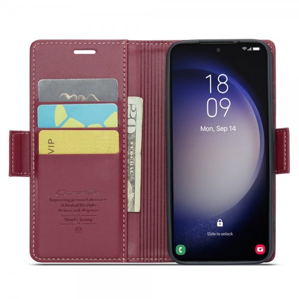 CaseMe Samsung Galaxy S24 Plus -kotelo 023-sarja Punainen