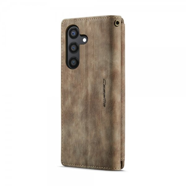 CaseMe Samsung Galaxy S24 Plus -kotelo C30-sarja Ruskea