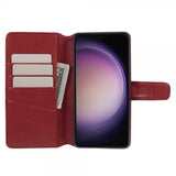 Nordic Covers Samsung Galaxy S24 Plus Essential Leather -suojakuori, Poppy Red