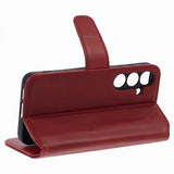 Nordic Covers Samsung Galaxy S24 Plus Essential Leather -suojakuori, Poppy Red