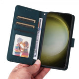 Betopnice Samsung Galaxy S24 Plus -kotelo irrotettavalla kuorella 005 Sininen