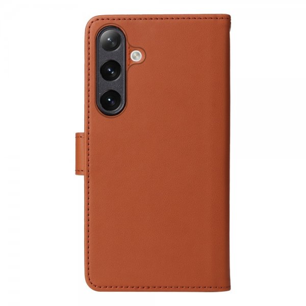 Betopnice Samsung Galaxy S24 Plus -kotelo irrotettavalla kuorella 005 ruskea
