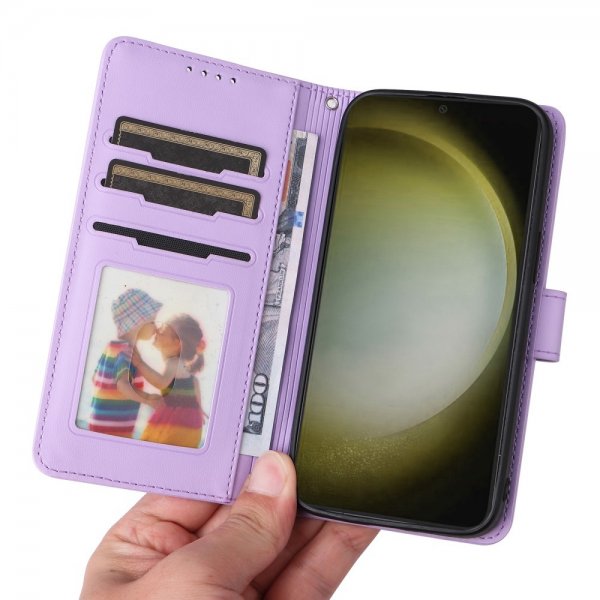 Betopnice Samsung Galaxy S24 Plus -kotelo irrotettavalla kuorella 005 Violetti