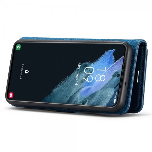 Dg.Ming Samsung Galaxy S24 Plus -kotelo irrotettavalla kuorella, sininen