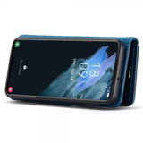Dg.Ming Samsung Galaxy S24 Plus -kotelo irrotettavalla kuorella, sininen