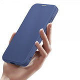Dux Ducis Samsung Galaxy S24 Plus -kotelo Skin X Pro Series Jalusta MagSafe Sininen