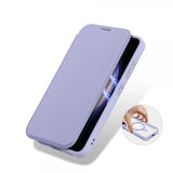Dux Ducis Samsung Galaxy S24 Plus -kotelo, Skin X Pro Series, jalusta, MagSafe, violetti