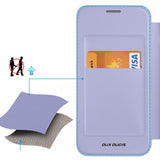 Dux Ducis Samsung Galaxy S24 Plus -kotelo, Skin X Pro Series, jalusta, MagSafe, violetti