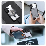Dux Ducis Samsung Galaxy S24 Plus -kotelo Skin X Pro Series Jalusta MagSafe Musta