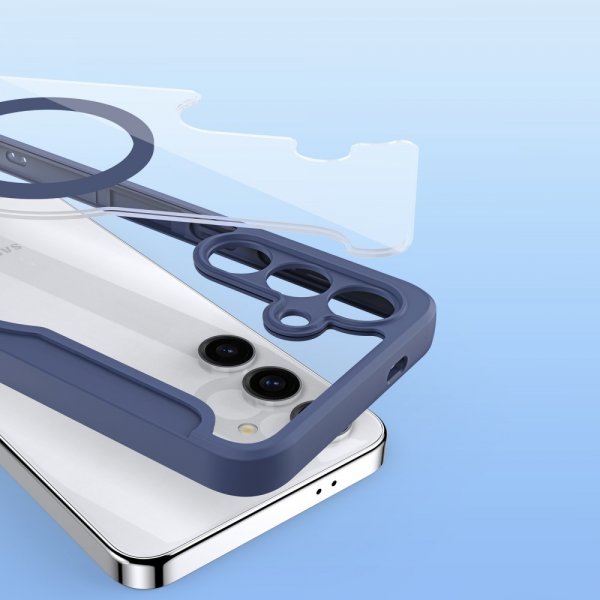 Dux Ducis Samsung Galaxy S24 Plus -kotelo Skin X Pro Series MagSafe, sininen