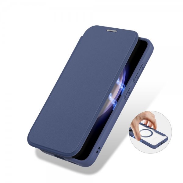 Dux Ducis Samsung Galaxy S24 Plus -kotelo Skin X Pro Series MagSafe, sininen
