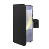 Celly Samsung Galaxy S24 Plus -kotelo Wally Wallet Case Musta