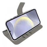 Celly Samsung Galaxy S24 Plus -kotelo Wally Wallet Case Musta