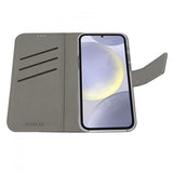 Celly Samsung Galaxy S24 Plus -kotelo Wally Wallet Case Musta