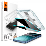Spigen Samsung Galaxy S24 Plus/Galaxy S25 Plus -näytönsuoja GLAS.tR EZ Fit Privacy 2-pack
