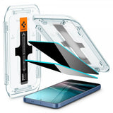Spigen Samsung Galaxy S24 Plus/Galaxy S25 Plus -näytönsuoja GLAS.tR EZ Fit Privacy 2-pack
