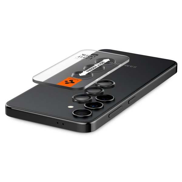 Spigen Samsung Galaxy S24 Plus kameranssuoja GLAS.tR EZ Fit Optik Pro, 2 kpl, musta