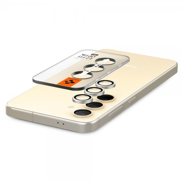 Spigen Samsung Galaxy S24 Plus Kameran linssisuojaus GLAS.tR EZ Fit Optik Pro 2-pakkaus Kulta