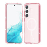 Samsung Galaxy S24 Plus Kuoret Glitter MagSafe Roosa