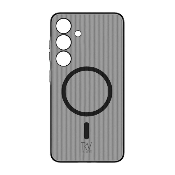 Rvelon Samsung Galaxy S24 Plus Kuori Aaltopahvi MagSafe Musta
