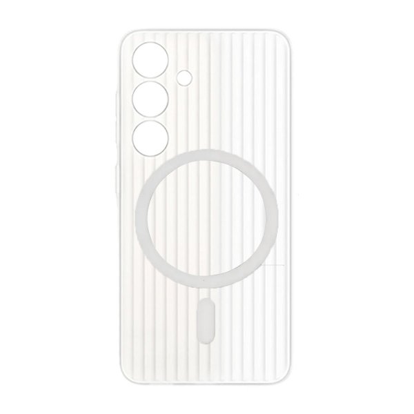 Samsung Galaxy S24 Plus Kuori Aallotettu MagSafe Läpinäkyvä