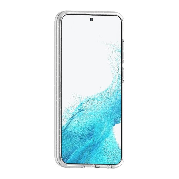 Samsung Galaxy S24 Plus Kuoret Glitter Iskunvaimennus Läpinäkyvä
