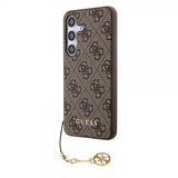 Guess Samsung Galaxy S24 Plus Suojakuori 4G Charm Ruskea