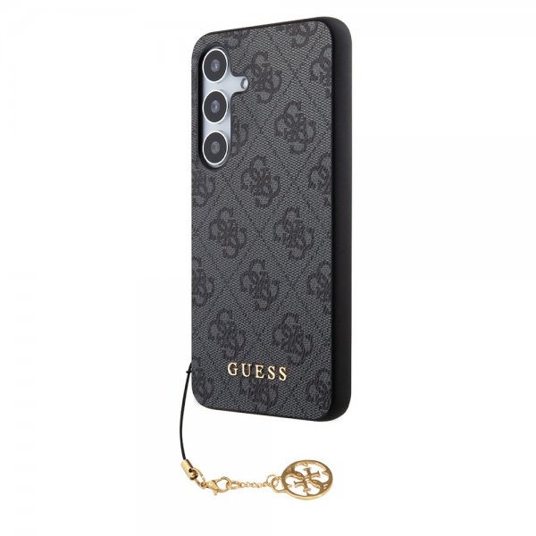 Guess Samsung Galaxy S24 Plus Suojakuori 4G Charm Harmaa