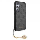 Guess Samsung Galaxy S24 Plus Suojakuori 4G Charm Harmaa