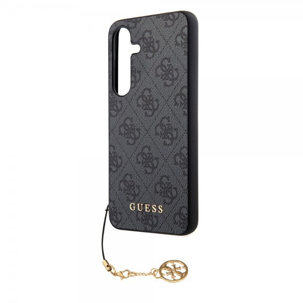 Guess Samsung Galaxy S24 Plus Suojakuori 4G Charm Harmaa