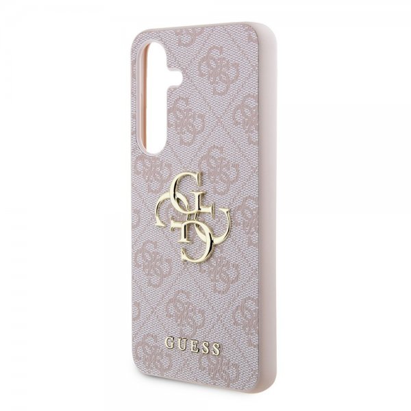 Guess Samsung Galaxy S24 Plus Suojakuori 4G Metal Logo Pinkki