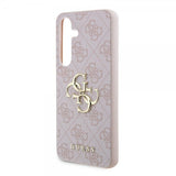 Guess Samsung Galaxy S24 Plus Suojakuori 4G Metal Logo Pinkki