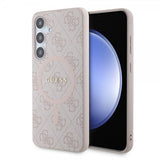Guess Samsung Galaxy S24 Plus Kuoret 4G Pattern MagSafe Pink