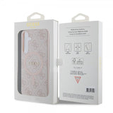 Guess Samsung Galaxy S24 Plus Kuoret 4G Pattern MagSafe Pink