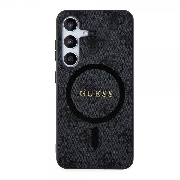 Guess Samsung Galaxy S24 Plus Kuori 4G Pattern MagSafe Musta