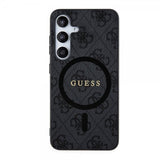 Guess Samsung Galaxy S24 Plus Kuori 4G Pattern MagSafe Musta