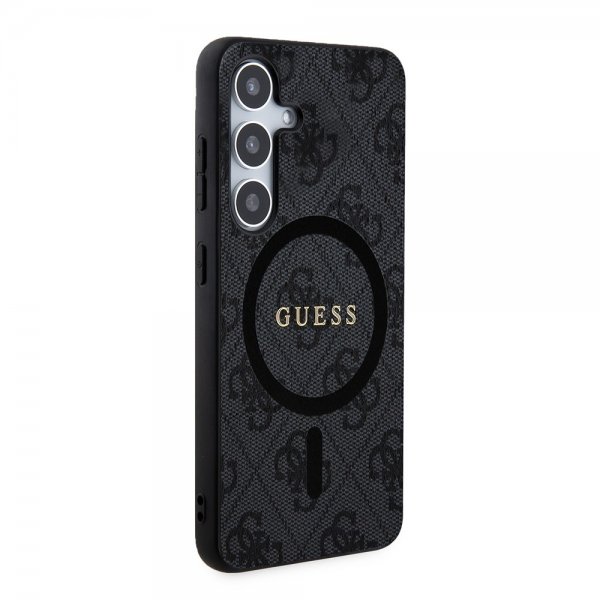 Guess Samsung Galaxy S24 Plus Kuori 4G Pattern MagSafe Musta